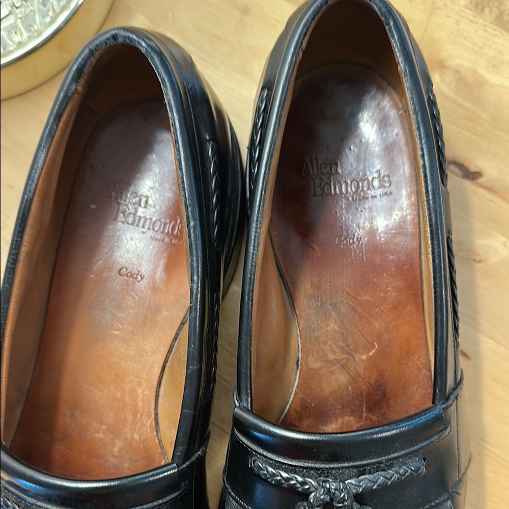 Allen Edmonds ‘Cody’ Black Leather  Loafers - Picture 9 of 10
